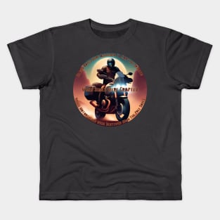 When Souls Were Crafted Motorcycles Bestowed Upon The Free Souls 2 Kids T-Shirt